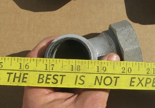 (3) 1 1/2" 90 Grad flüssigkeitsdichter Verbinder Winkel Temperguss Arlington? - Bild 5 von 7