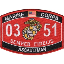 0351 Assaultman MOS Patch