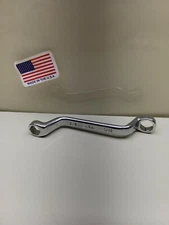 NOS Duro Indestro No. 741 3/8 x 7/16 Short Off set box wrench USA