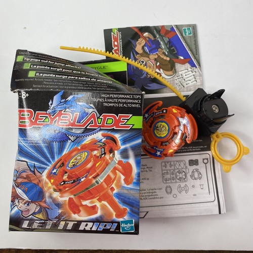 Trygle Beyblade alte Generation 2002 Hasbro komplett mit Box Handbuch alles Teil