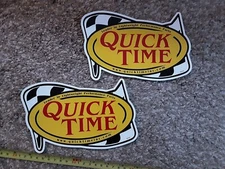 2 Quick Time Bellhousing Racing Decals Stickers NHRA NASCAR Tremec Muncie 