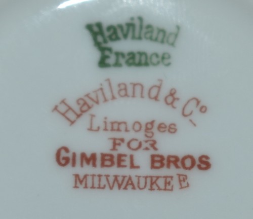 Vintage Haviland & Co. Limoges France Cherbourg Bouillon Cup & Saucer - Picture 5 of 5