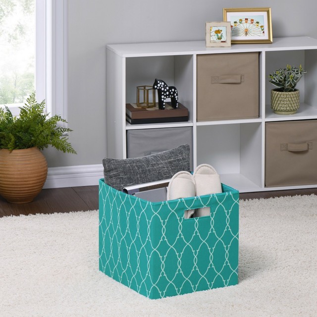 Threshold 13 Fabric Cube Storage Bin X 2 For Sale Online Ebay