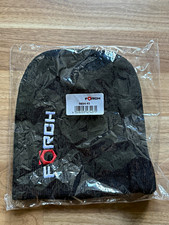FÖRCH Strick Beanie Wollmütze Schwarz Unise...