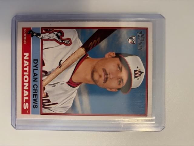 2025 Topps Heritage - Alternate Cartoon Variation Dylan Crews #247 (RC)