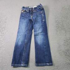 Ariat B5 Slim Jeans Boys 4 Slim Blue Medium Wash Straight Denim Casual Pants