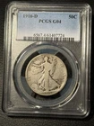 1916 D Walking Liberty Half Dollar PCGS G