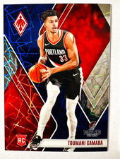 2023-24 Panini Phoenix Toumani Camara Maroon Lazer Prizm Card /275 Trail Blazers