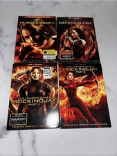 4 DVD Lot: THE HUNGER GAMES Film COLLECTION 1 Catching Fire Mockingjay 1 2