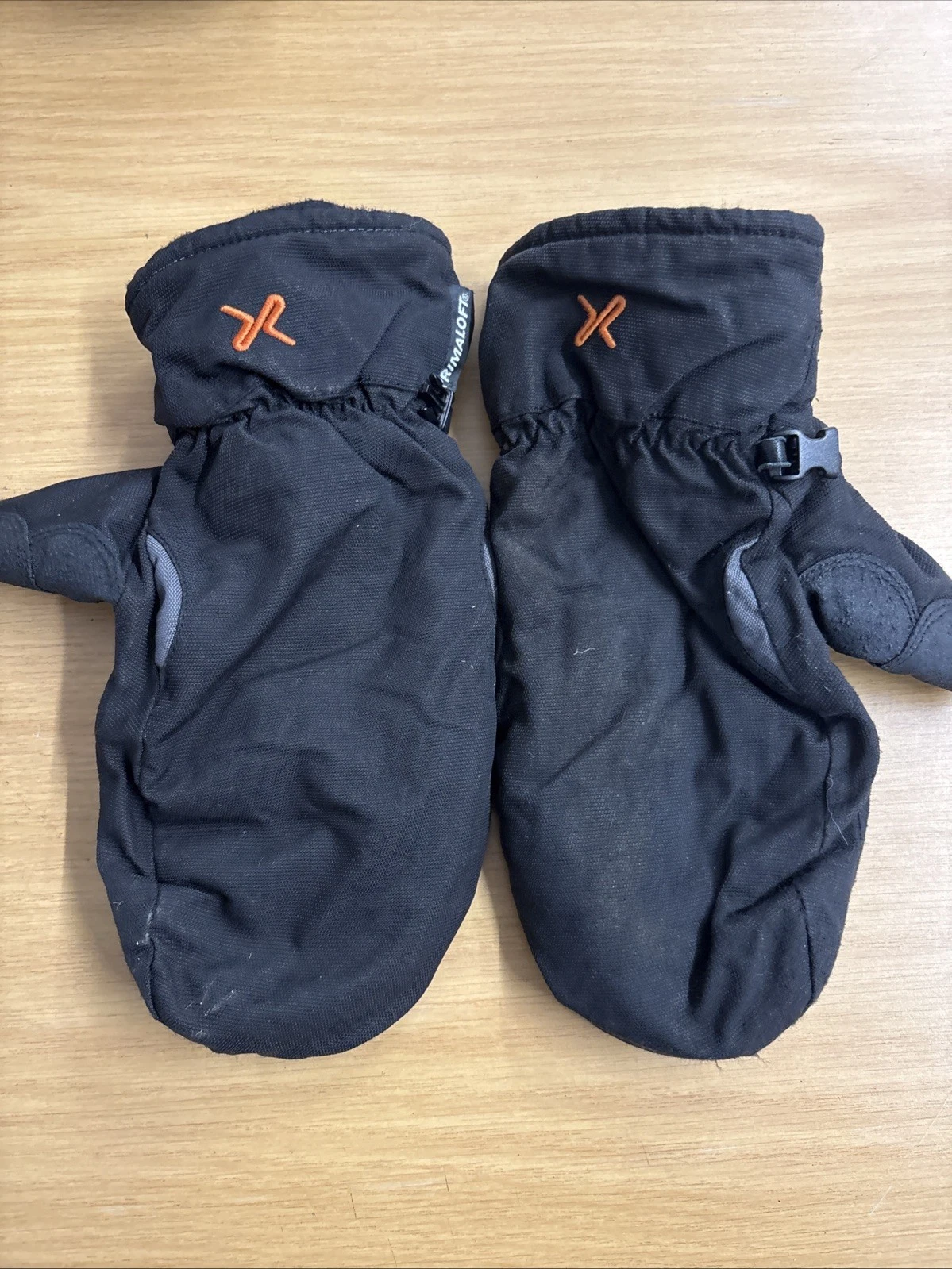 Extremities Black Mittens Size Large Waterproof Primaloft Unisex Mitts