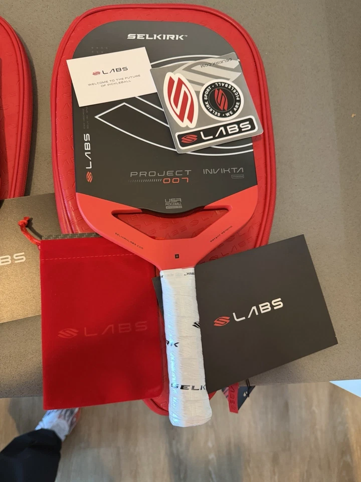 Selkirk LABS Project 007 Invikta 14mm Pickleball Paddle with Case NEW NEVER USED - Image 2 of 3