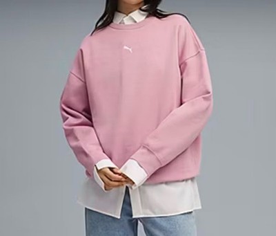 Puma womens crew neck long sleeve sweatshirt