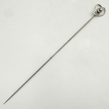 CHARLES HORNER HAT PIN STERLING SILVER ART NOUVEAU EDWARDIAN CHESTER 1908