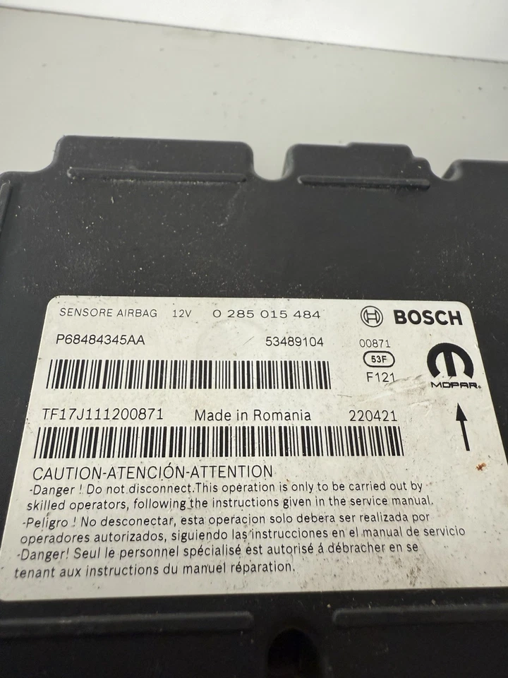 Módulo de control Ram Promaster 1500 2500 3500 SRS 2018-2021 68484345AA OEM 4411 Foto 3 de 3