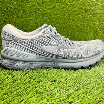 Brooks Adrenaline GTS 19 Mens Size 11 Gray Athletic Running Shoes Sneakers