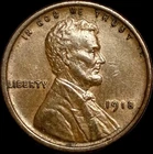 High Grade 1918 Lincoln Wheat Cent Beautiful Brown AU/BU Coin