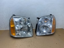 2007 - 2014 GMC Yukon Halogen Headlights Left+Right Side Set R0632 DW
