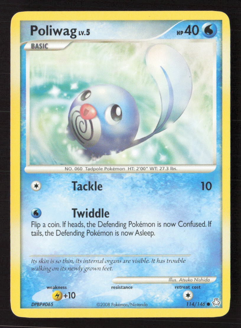 Poliwag 114/146 Common Legends Awakened Pokemon Lightly Played