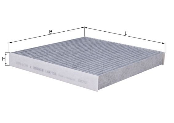 Mahle Filter, Innenraumluft Lak 158-image