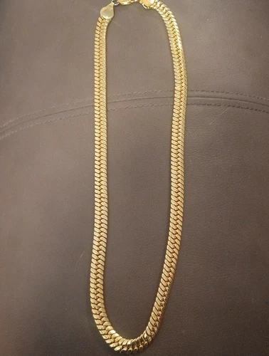 VETEMENTS Collana serpente placcata oro 18 kt