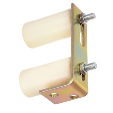 4" Adjustable Slide Gate Guide Roller w L-Shape Bracket for Sliding Door Wheels