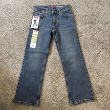 Wrangler Boys Bootcut Jeans Blue Pockets Size 10 Regular NWT