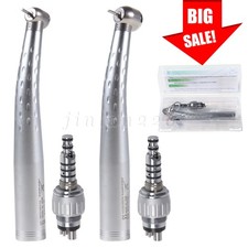 Yabangbang Dental High Speed Handpiece With 4 Hole Quick Coupler 360 Swivel USA