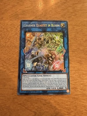 Charmer Quartet in Bloom BLZD-ENSP1 Secret Rare Yugioh Sneak Peek Promo