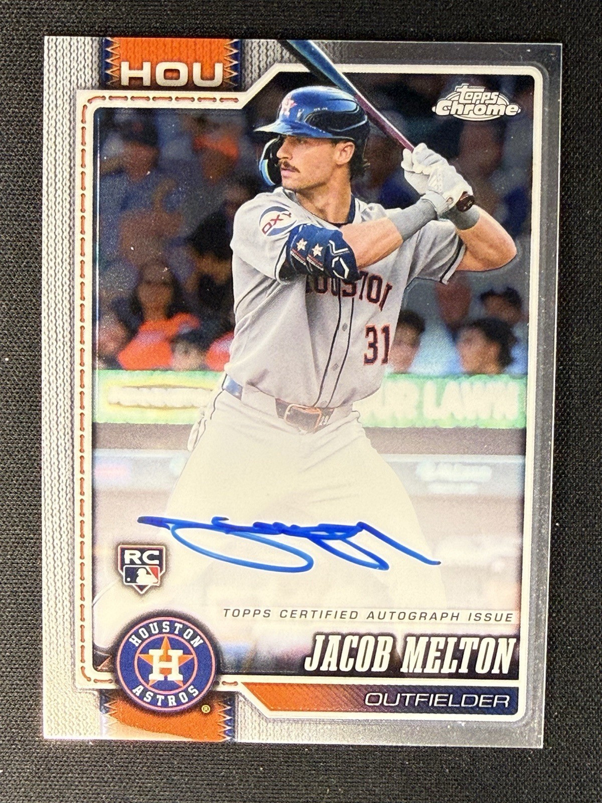 2026 Topps Chrome Jacob Melton RC Auto Rookie Astros #RA-JME