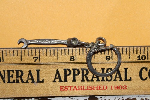 Vintage Cornwell Miniature Wrench Keychain Key Ring Combination Swivel ...