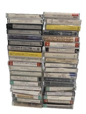 64 Cassette Tapes Type I Recordable Lot Used Normal Bias Bulk TDK MAXELL Mix