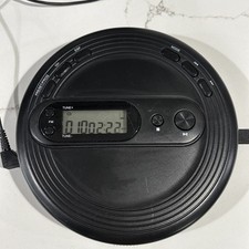 onn Portable CD Player OND19AAA11 FM Radio Anti Skip Works USB or Battery