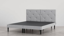 Emma King Signature Bed Frame & Headboard Grey (150x200CM) Free Delivery Glasgow