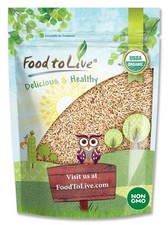 Food to Live Organic Rye Berries 3lb Non-GMO Kosher Raw Bulk Seeds