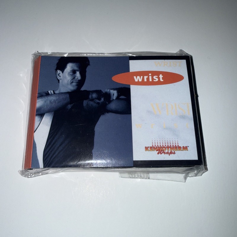 NIKKEN ORIGINAL KENKOTHERM WRIST BAND WRAP Black SIZE XL 1885 NEW Sealed
