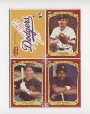 1986 Fleer Star Stickers Wax Box Bottoms Los Angeles Dodgers Wade Boggs HOF 0au4