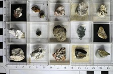 15 Micromounts | Mineralien | Box 65 | Sammlungsauflösung | siehe Bilder