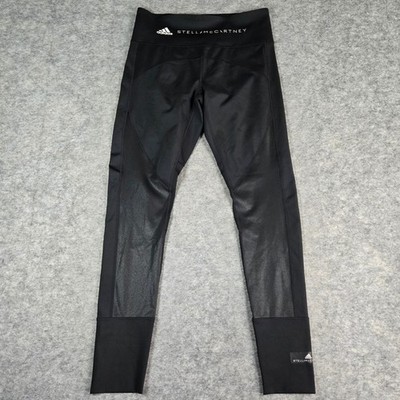 Adidas Womens Black Stella McCartney Performance Athletic Leggings M