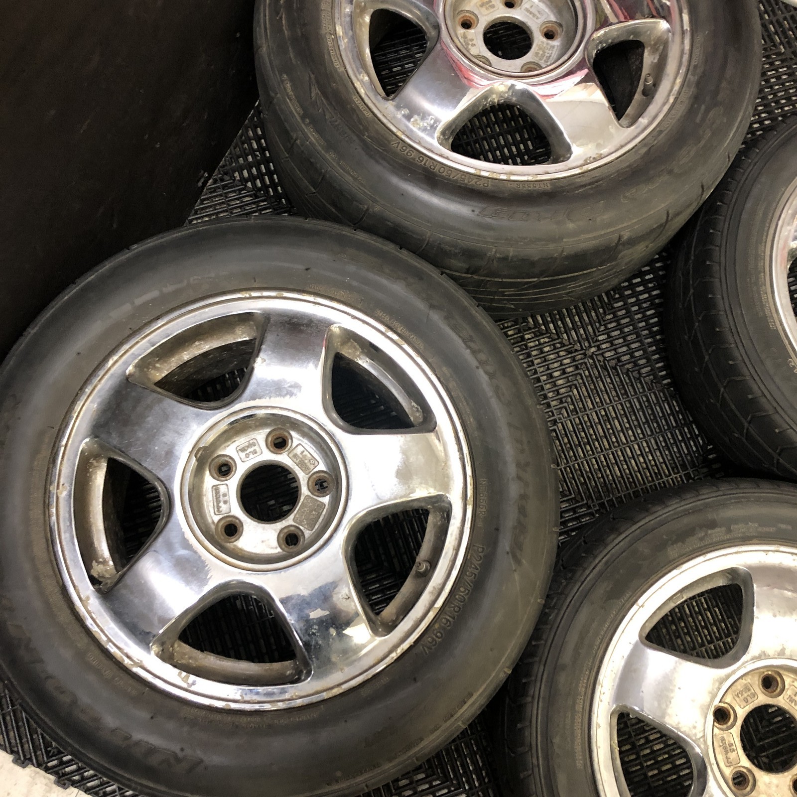 Acura NSX OEM Wheel Set  Front 15x6.5+55 Rear 16x7+60 #012326