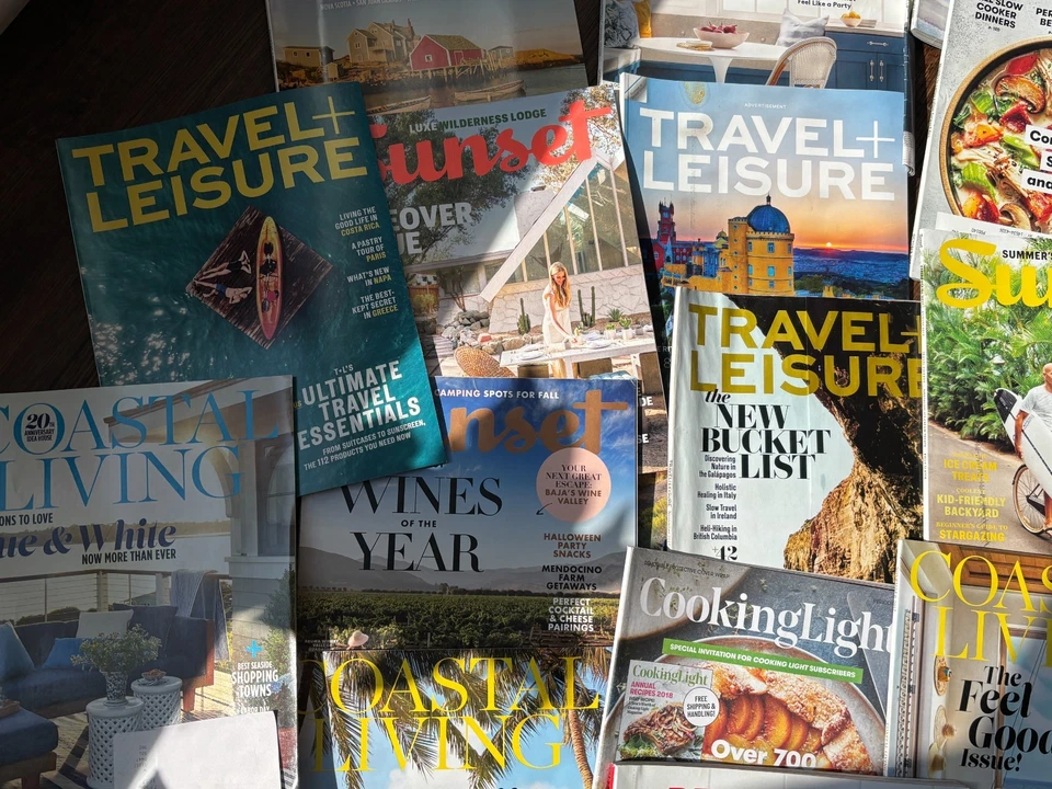 Cooking Light Real Simple Sunset Coastal Magazine Lot | 21 Issues | 2017 - 2018 - Image 4 of 4