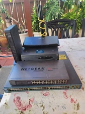 Routers And Switches Lot  Cisco Asus Netgear