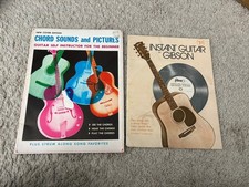 Livret d'instructions vintage guitare instantanée par Gibson avec disque LP 1972 illustré