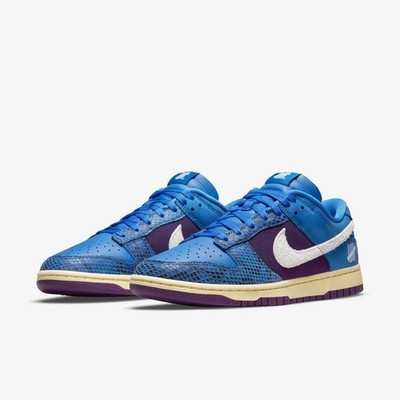 DH6508-400 Nike Dunk Low Undefeated Dunk VS AF1 5 On It Signal Blue Men Size 11