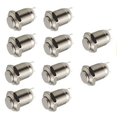 Effizientes Design 10er Pack wasserabweisende Metalldrucktasten für den kontrol