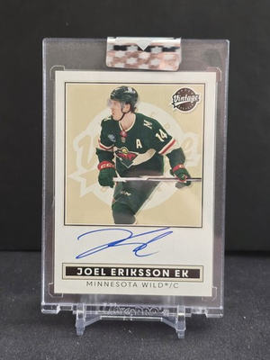 #ad 2024 25 Upper Deck Clear Cut Joel Eriksson Ek Vintage Autos Auto #VA JE Wild C $32.99