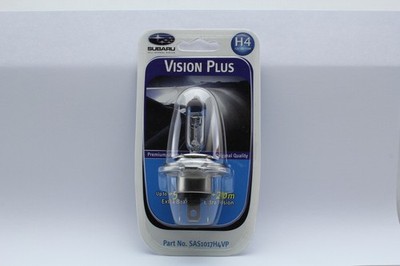 PHILIPS H4 VISION PLUS 12 VOLT 60/55W HEADLIGHT GLOBE 20 METERS LONGER LIGHT x2