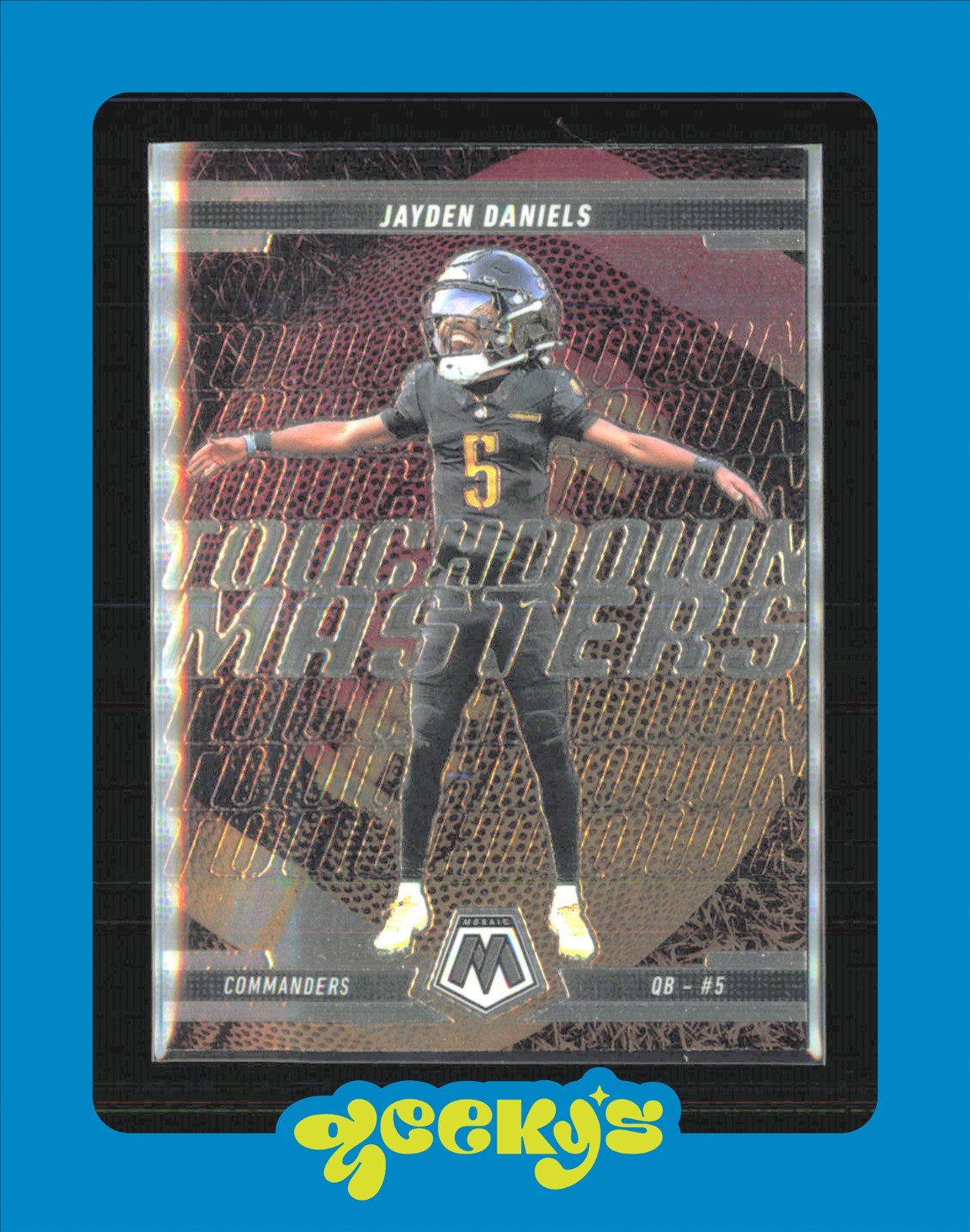 2025 Panini Mosaic - Touchdown Masters Jayden Daniels #7 Washington $2MIN