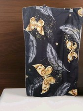 Butterfly Print Duvet and 2 Pillowcases 3 Pc Set Size Full/Queen Nice Bed