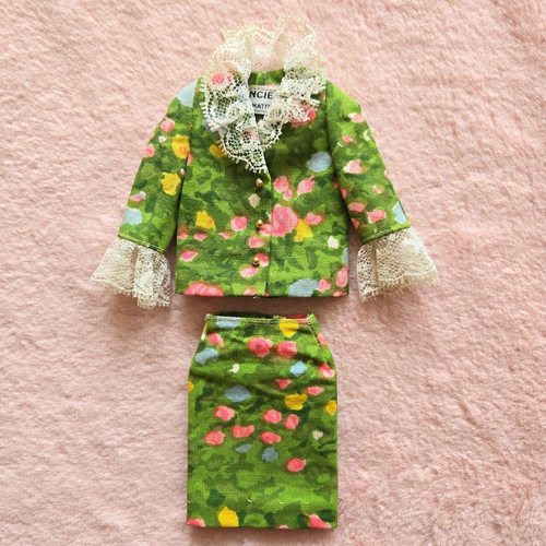 1967 Vintage Francie Partners In Print Outfit Barbie Mattel Original Clothes