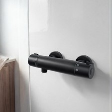 Thermostatic RV Shower Valve,RV Shower Faucet,4 Inch RV Shower Faucet Black